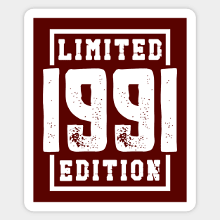 1991 Limited Edition Sticker